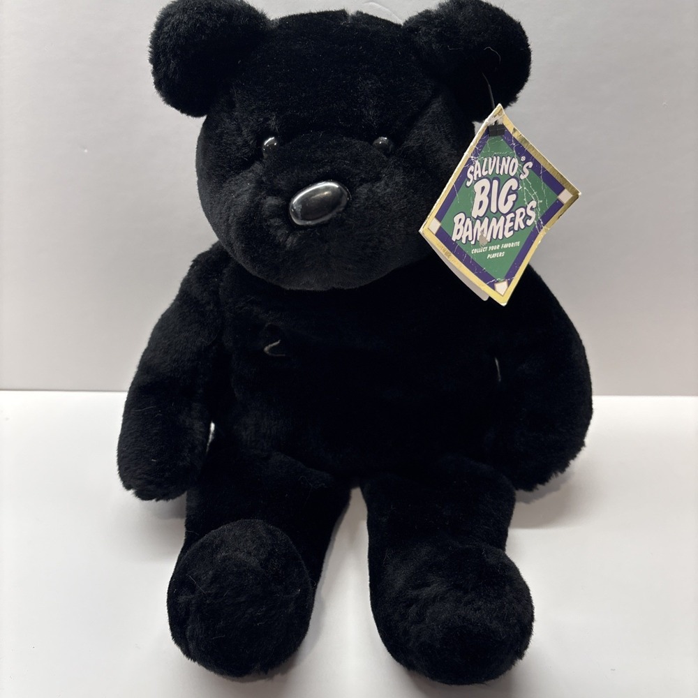 Derek Jeter #2 Salvino's Big Bammers 1999 Plush 14-inch Bear New York Yankees